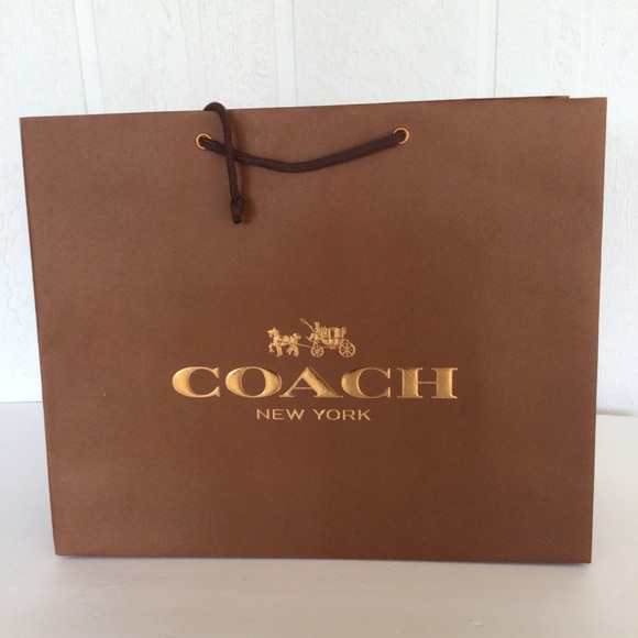 COACH NEW YORK LARGE SHOPPING BAG TOTE - Picture 1 of 10